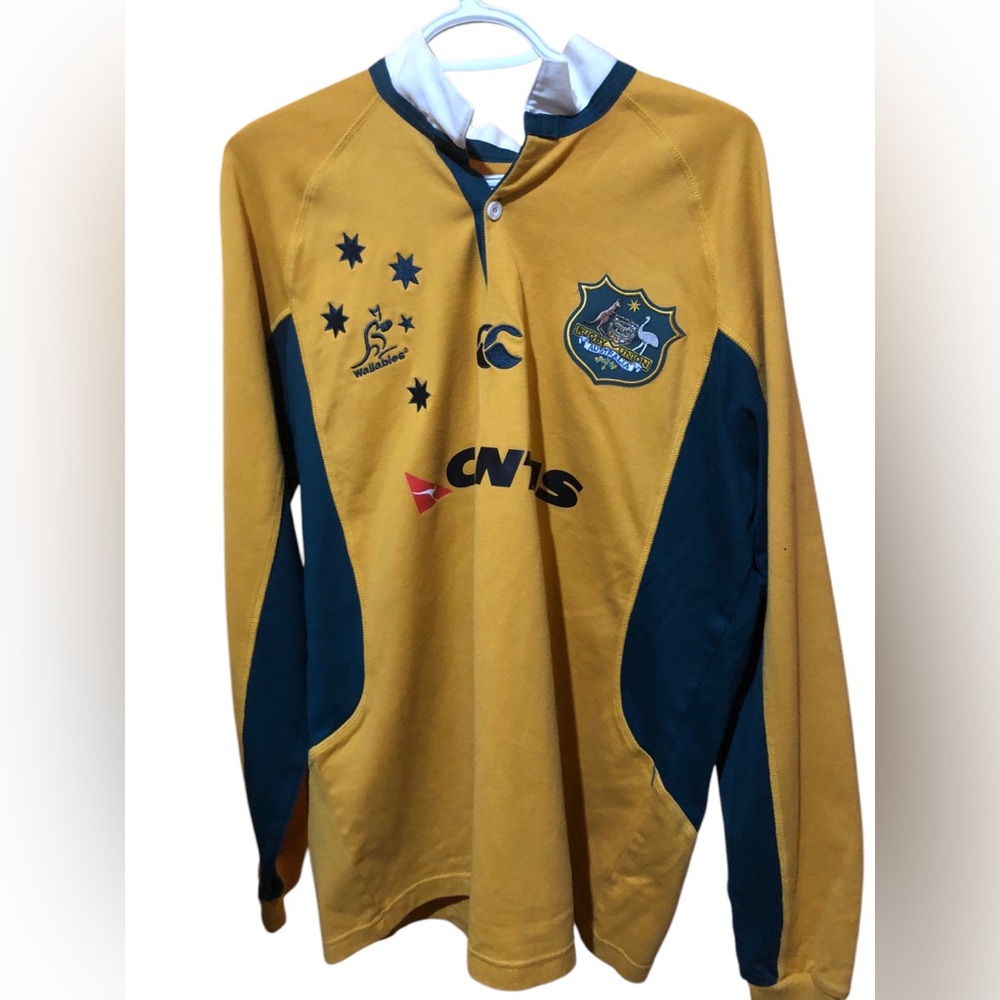 Canterbury Australian Wallabies 2006 Rugby Jersey Long Sleeve Size XL Used